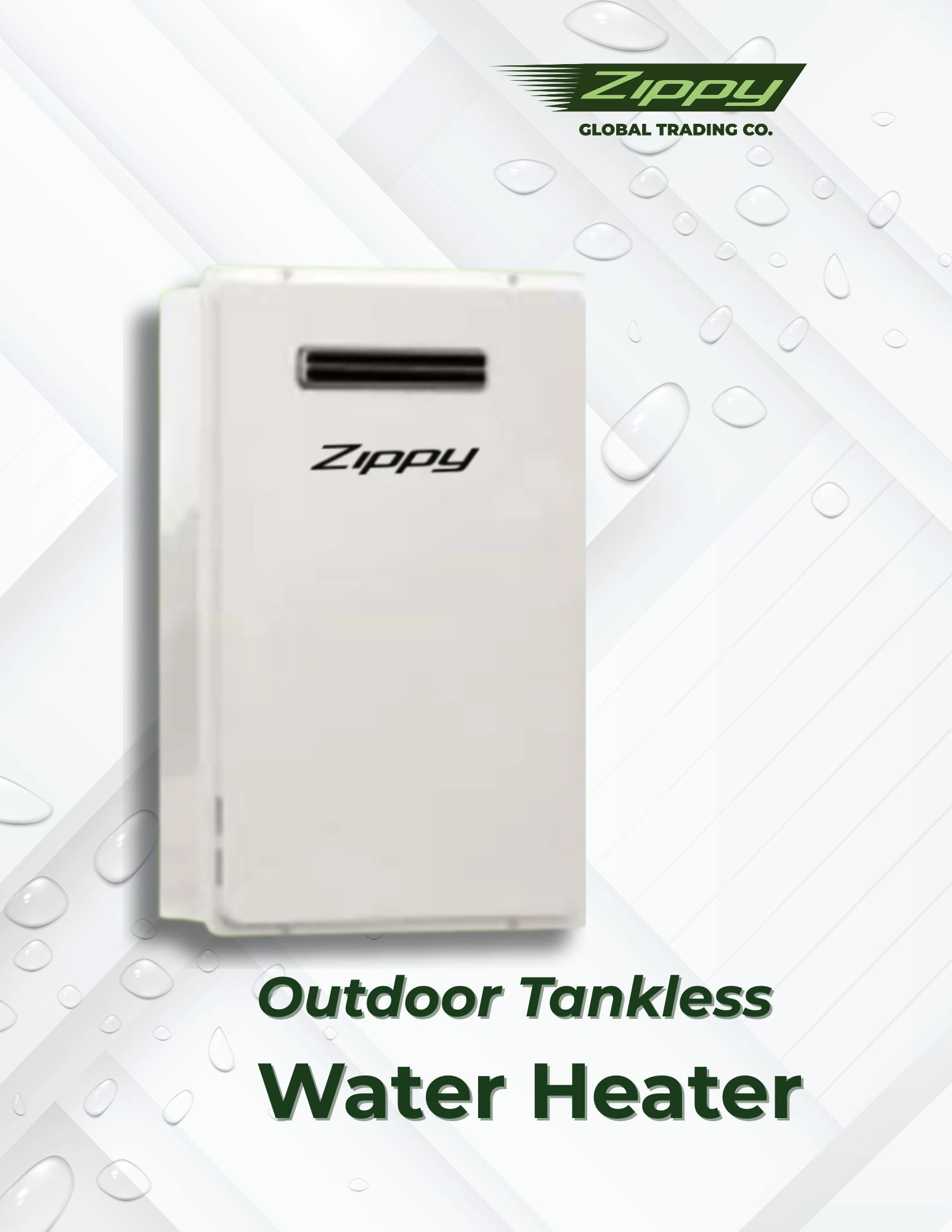 Zippy AquaFlow Outdoor Tankless — Rainproof Outdoor Tankless Water Heater